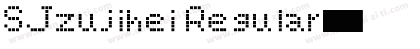 SJzujihei Regular字体转换